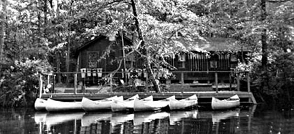Canoe dock